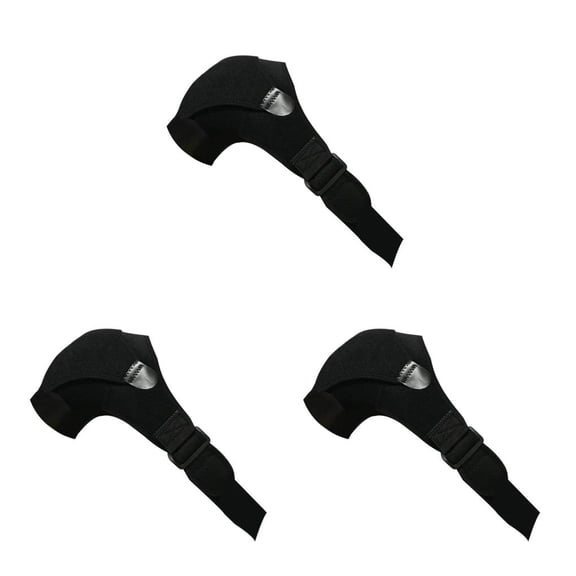 Eigraketly Mujeres Hombres Hombro Brace Compresión Tirantes Universal Hombros Envoltura Cubiertas Soporte Manga Protector Accesorio Negro Type1 NO1