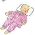 Simplicity 4707 Vintage Baby Doll Clothing Sewing Patterns for Girls by