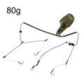 thumbnail image 1 of MYG Carp Fishing Feeder Basket Baits Cage Hook Rig Set Sinker Terminal Tackle, 1 of 9