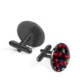thumbnail image 2 of Cherry Sharp Silver Stainless Steel Shirt Cufflinks for Formal Attire - Ideal for Business Meetings and Weddings, 2 of 6