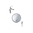 thumbnail image 1 of DROP Bath and Kitchen DR091169 Undermount Bathroom Sink Set, 1 of 1