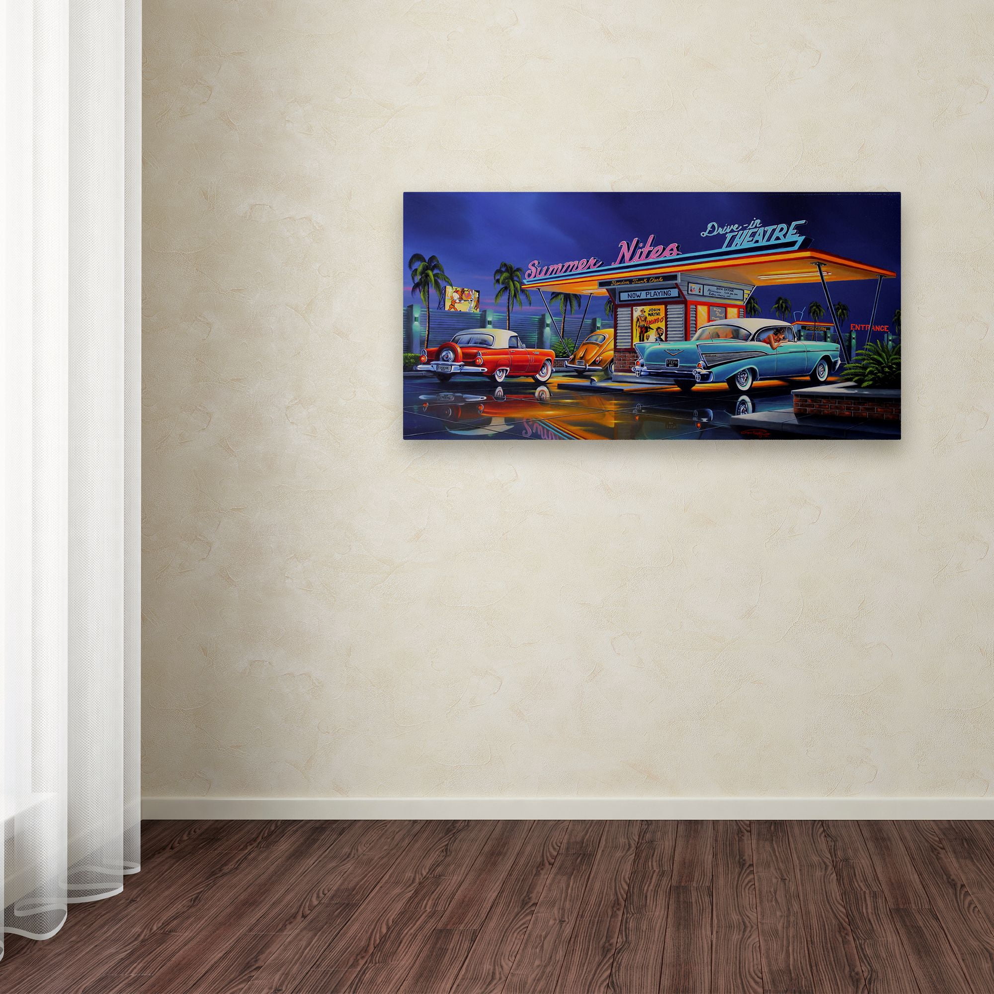 Trademark Fine Art 'Summer Nites' Canvas Art by Geno Peoples