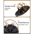 thumbnail image 4 of suihuooo Baby Swing for infants Newborn with Bluetooth and 5 Speed Built-in Soothe Melodies 5-Point Harness,Black, 4 of 7