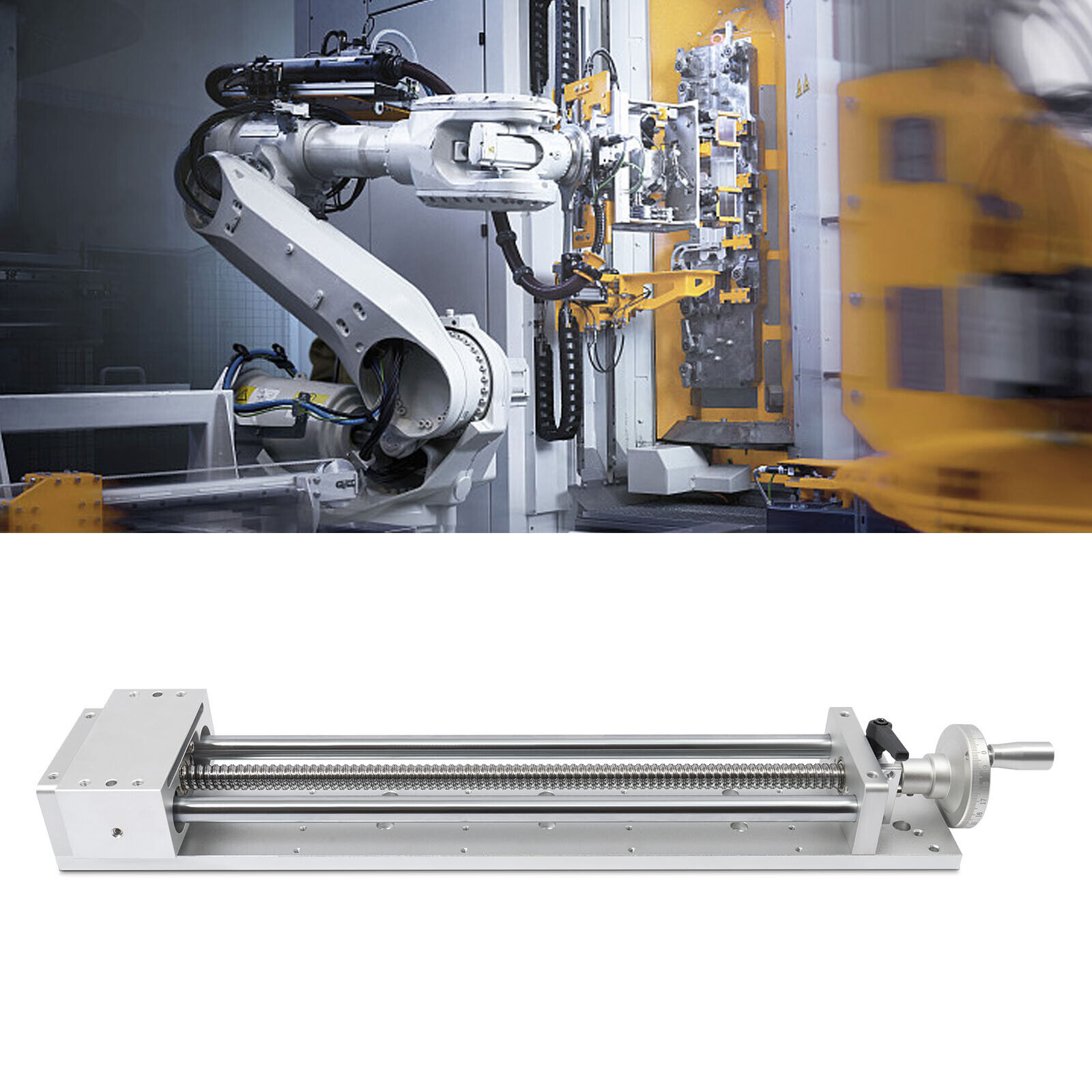 DIY Machine Tool Slide Manual Linear Rail Sliding Table - 400mm Stroke ...