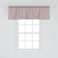 thumbnail image 2 of Ambesonne Casino Valance Pack of 2, Holdem Gambler Modern Art, 54"X18", Black Red, 2 of 4