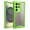 Green, variant on Compatible With Samsung Galaxy S24 Ultra Phone Case,Heavy Duty Durable 4-Layer,Transparent Backplane,Military Grade Drop Protection Shockproof Anti-fall Rugged Bicolor Vivid Phone Case,Green