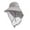 Gray, variant on lanema Durable Polyester Mosquitoes Net Fishing Hat Lightweight Foldable Design for Men Outdoor Activities