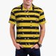 thumbnail image 1 of Balery Striped With Bees Camisa Polo de Hombre con Estampado, de Manga Corta y Tejido Medio, Camisa Tipo Golf Polo-Medium, 1 of 6
