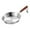 Silver, variant on Mini Stainless Steel Frying Pan Skillet - 6 Inch Non Stick Egg Pan, Induction Cooktops Compatible, Serving, Easy To Clean, 1PC