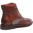 thumbnail image 3 of JUSTINREESS Douglas Men's Brogue Design Shoes In Brown Size 8, 3 of 6