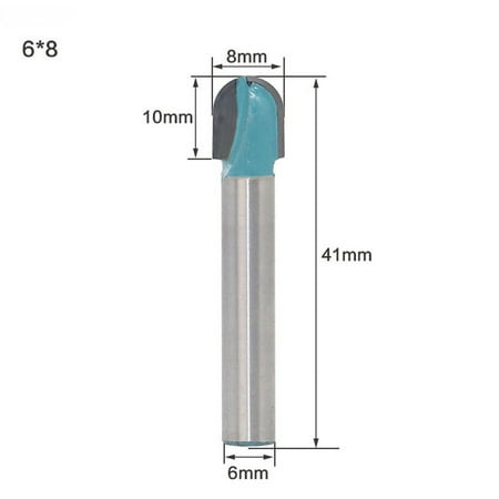 

End Router Bit Cutter 6-22mm Round Bit 1pcs Router 1pc 1* 6mm Brand New