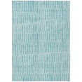 thumbnail image 2 of Addison Rugs Chantille Indoor/Outdoor Transitional Striped Teal Washable Rectangle Rug, 8' x 10', 2 of 6