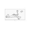 Genuine OE Audi Mount Plate - 8T0-941-454-D