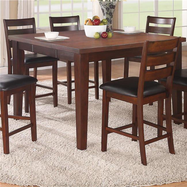 Benzara BM171271 36 x 54 x 36 in. Solid Wood Counter Height Table with ...