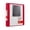 Red, variant on Staples Standard 1.5 3-Ring View Binder Yellow 58685