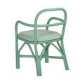 thumbnail image 7 of Ginny Green Rattan Dining Chair, 7 of 7
