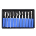 thumbnail image 1 of 10pcs de acero de tungsteno de nitrato de carburo Burs Taladros dentales de alta velocidad cabe MABOTO Cabezas de molienda, 1 of 4