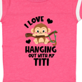 thumbnail image 4 of Inktastic Monkey I Love Hanging out with My Titi Boys or Girls Baby Bodysuit, 4 of 5