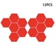 thumbnail image 2 of Decoración de pegatinas de pared, 12 piezas, 4 cm, hexagonales, pegatinas de pared hexagonales, pegatinas de pared de espejo, resistentes y resistentes Jadeshay A, 2 of 8