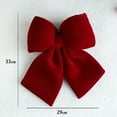 thumbnail image 3 of Super Red Velvet Bow - Elegant Holiday Decoration for Celebrations and Events, 3 of 6