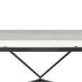 thumbnail image 3 of Picket House Furnishings Conner Square Marble Top Coffee Table in White/Black, 3 of 7