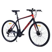 Meghna 700C Road Bike 21 Speed Black Bicycle for Unisex Adult