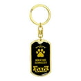 thumbnail image 4 of Miniature Schnauzer Keychain Stainless Steel or 18k Gold, 4 of 10