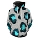 thumbnail image 2 of Sudadera con capucha y cremallera con estampado 3D de leopardo para hombre, estilo Harajuku, con textura de piel de animal, de manga larga, estilo hip hop, 2 of 5