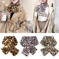 thumbnail image 3 of ROZYARD 12x80cm Women's Winter Fake Faux Fur Leopard Print Scarf Wrap Collar, 3 of 19