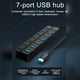 thumbnail image 3 of Divisor De Concentrador Usb Multipuerto Concentrador Usb 2.0 De 7 Puertos Para Ordenador Portátil Amplificador De Puertos Usb Con Interruptor De Encendido/Apagado Individual Compatible Con Todos L, 3 of 6