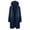 Navy Blue, variant on Women's Casual Loose Zip up Long Hoodies Sweatshirt Outerwear Jacket Tunic Coat with Pockets
