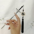 thumbnail image 6 of KCAHPAN Cool Swords Theme Hairpiece Swords Hairpin Comfortable Alloy Texture Hair Decors Tassels Hair Clip Suitable for Daily We, 6 of 18