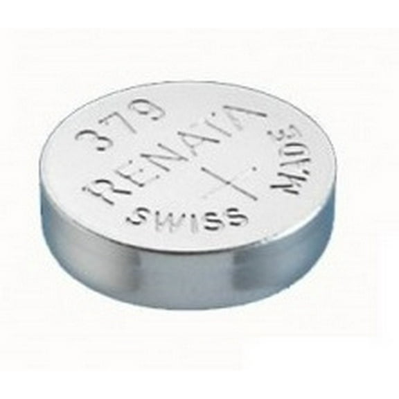 Renata Watch Battery Swiss Made Renata 379 or SR521SW OR AG0 1.5V (1 Battery, 379 or SR 521 SW)