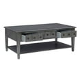 thumbnail image 4 of Linon Sadie Table Basse en Bois avec Rangement, Gris, 4 of 17