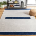 thumbnail image 2 of SAFAVIEH Natura Marina Striped Wool Area Rug, Ivory/Navy, 3' x 5', 2 of 8