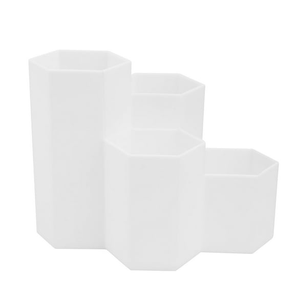 BRIGHTFUFU Organizador de papelería de contenedor de herramientas de maquillaje de soporte de pluma de escritorio multiusos de 1 pieza