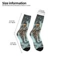 thumbnail image 2 of Uemuo Astronauts On Lunar Mission Printed Kids Boys Socks Seamless Crew Socks Crazy Funny Athletic Sport Socks for Children, 2 of 5