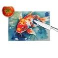 thumbnail image 3 of Koi Fish Glass Cutting Board Large 12 in x 15 in, 3 of 5
