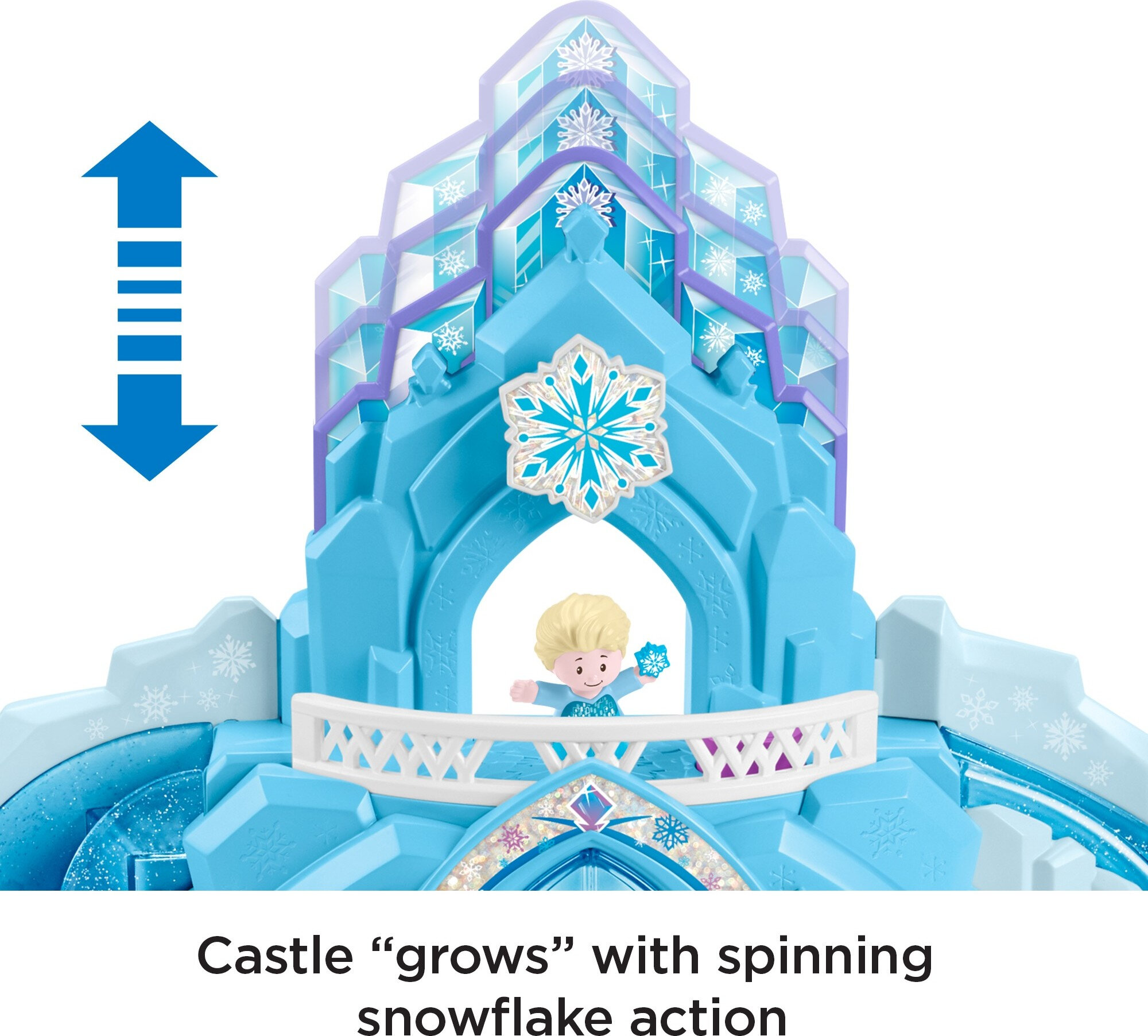 Disney Frozen Elsa’s Ice Palace Little People Toddler Musical Playset with Elsa & Olaf Figures - image 5 of 7