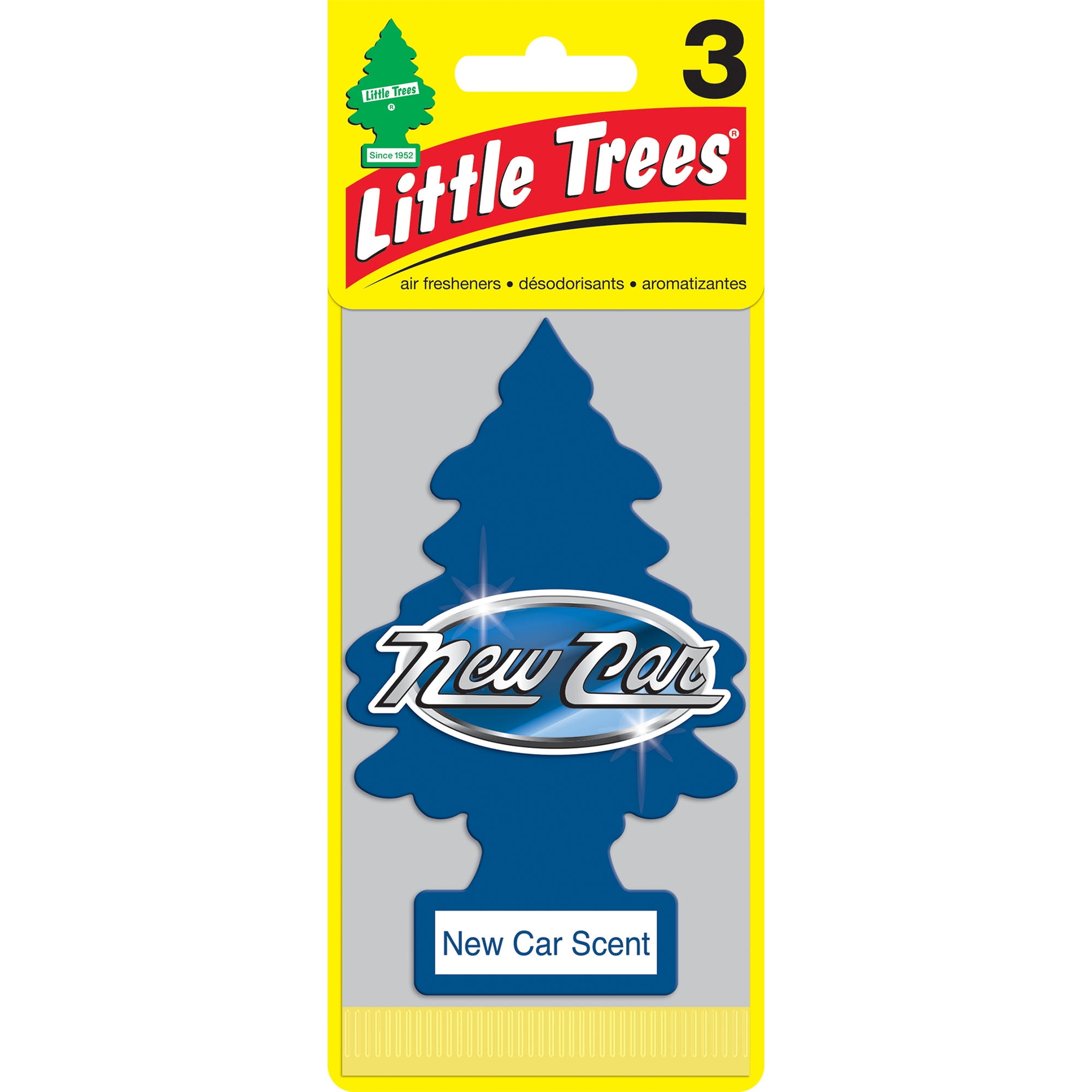 Little Trees Air Fresheners New Car Scent Fragrance 3-Pack