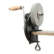 YILIKISS Manual Hand Grinder Stone Jewelers Bench Repair Tool 6” Hand Operated Grinder For Sharpening & Grinding