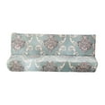 thumbnail image 1 of AMLESO Armless Sofa Cover Furniture Protector Stretch Sofa Slipcover for Bedroom Flower Flower gray, 1 of 8