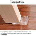 thumbnail image 3 of 8 Pcs Plastic Clear Table Shims, Level Wedge for Home Improvement, Have Extreme Weight Capacity, are Weather Resistant, Perfect for Fixing Wobbly Furn, 3 of 5