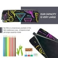 thumbnail image 5 of Haiem Neon Bar Drinks Print Leather Pencil Case Art Supplies Case Zipper Pencil Pouch Stationery Storage Pencil Bag, 5 of 7