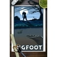 thumbnail image 3 of Bigfoot at Night (9x12 Wall Art Print, Home Decor), 3 of 3