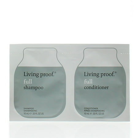 Living Proof Full Shampoo Conditioner Duo Pouch 0.33oz Volume Hair Care Set