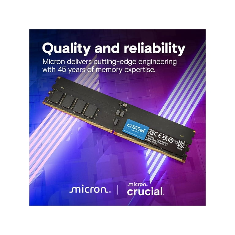 Crucial 128GB (2 x 64GB) 288-Pin PC RAM DDR5 6400 (PC5 51200