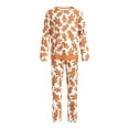 thumbnail image 2 of Christmas Family Matching Pyjama Set Gingerbread Man Print Tops and Loose-Fit Trousers Set, 2 of 8