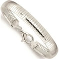 thumbnail image 4 of Sterling Silver 8mm Cubetto Bracelet (8 X 8) Made In Italy qu8-8, 4 of 5