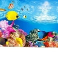 thumbnail image 3 of Ocean PVC Aquarium Background Poster Fish Tank Posters Fish Tank Background Decoration Landscape 40x62cm, 3 of 8